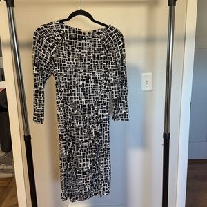 Black and white dress